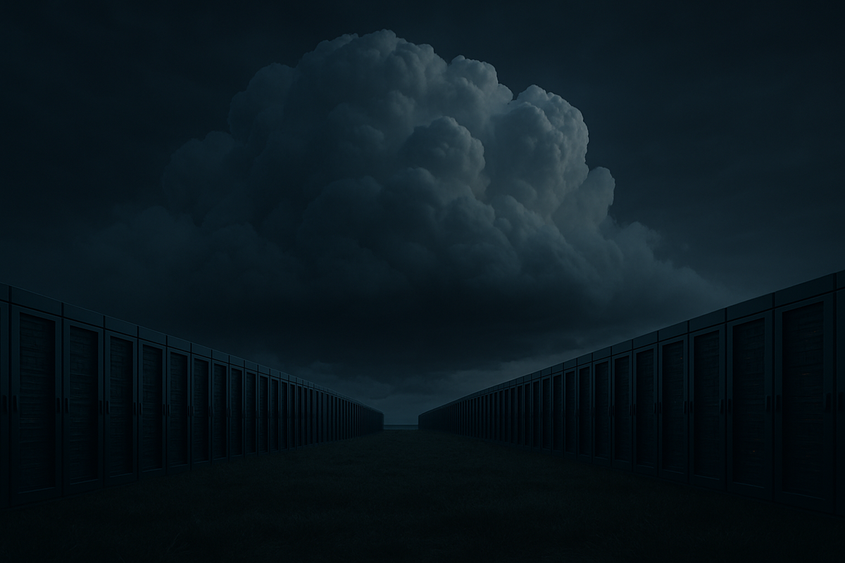 Where the cloud touches the earth: the material burden of AI